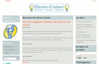 Electro-Contact Sarl votre électricien sur l'arc lémanique