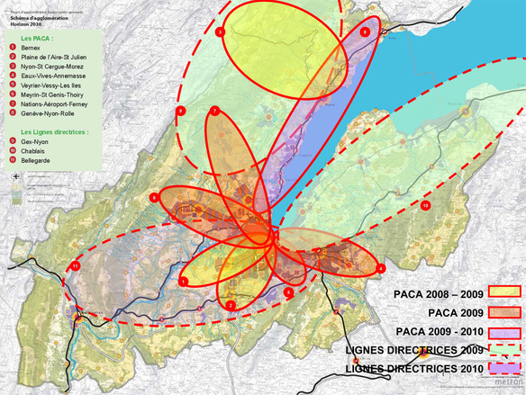 Genève : Bilan 2008 et programme 2009 pour l'aménagement du territoire