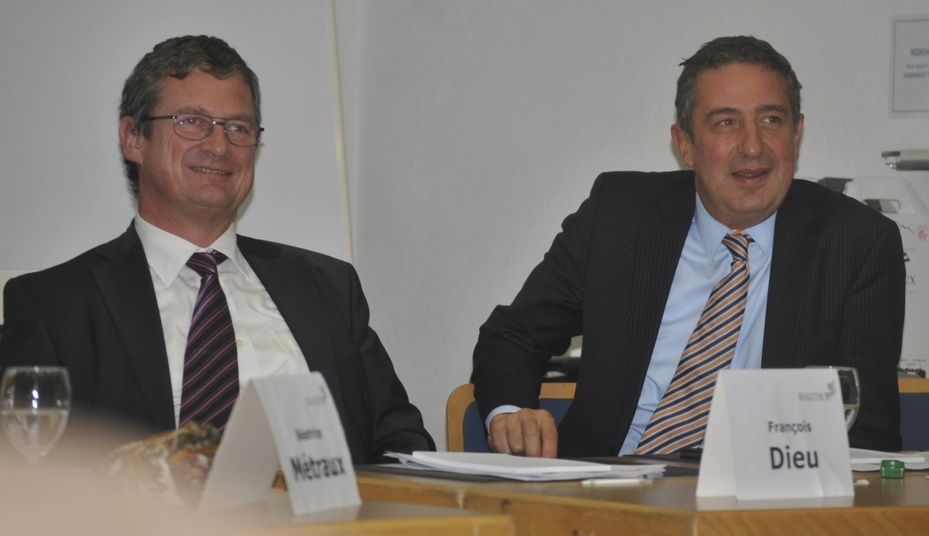 de gauche à droite : François Dieu, (Développeur immobilier, administrateur de MK Realitim Management SA) et Anthony Collé, (Administrateur délégué de Realitim).