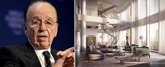 Rupert Murdoch s'offre un appartement à 57 millions de $