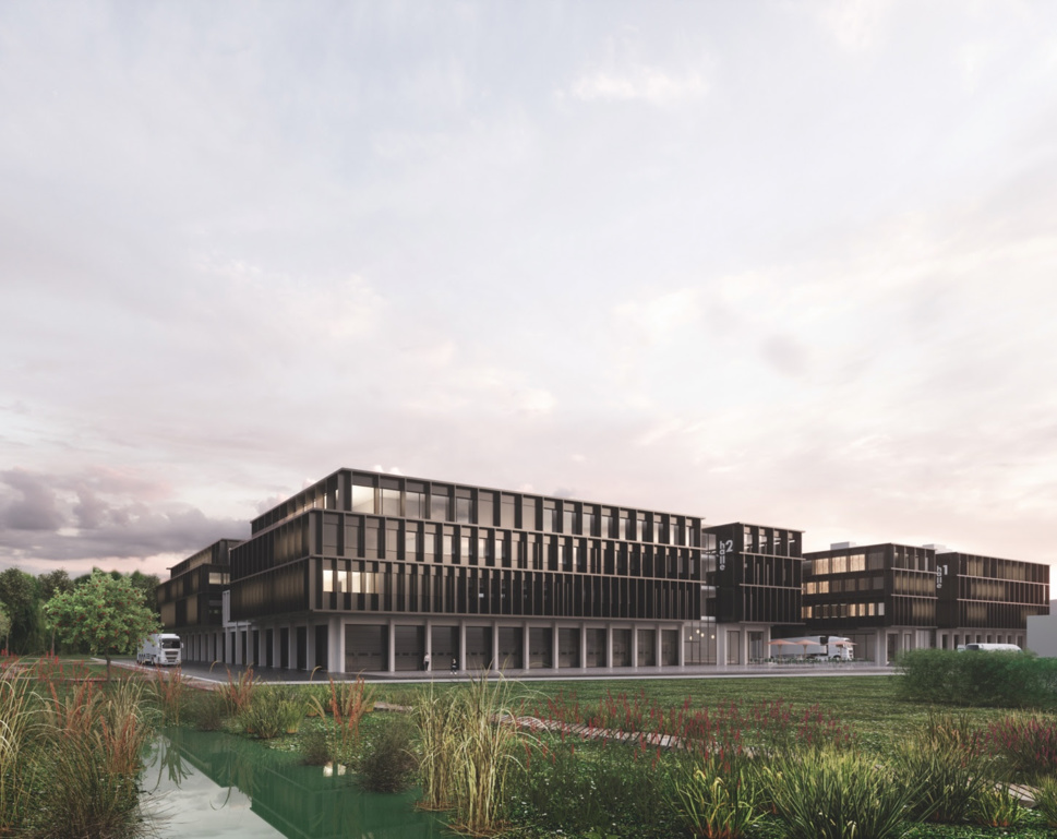 PULSE : Nouveaux bâtiments pour la production et la recherche près de Lausanne (illustration : © Architram et JBMN).