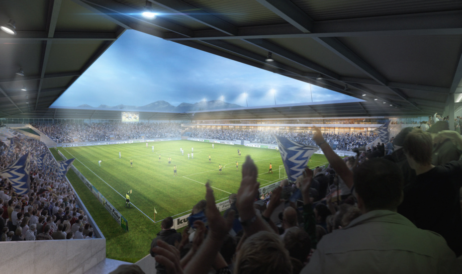 Lausanne : un nouveau stade de football à la Tuilière