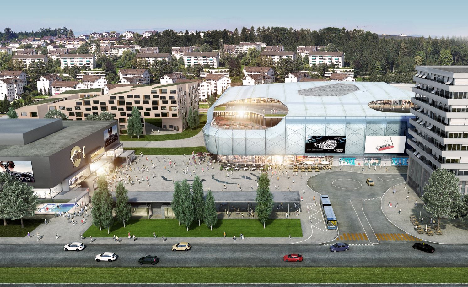 Baubeginn für die Mall of Switzerland