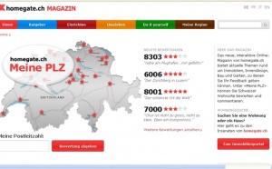 Nouveau magazine interactif en ligne sur homegate.ch
