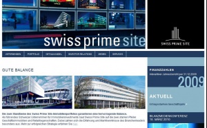 Swiss Prime Site : Forte hausse des revenus