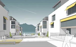 Construction de 3'000 logements durables: «1 kilomètre à pied», projet lauréat du concours d'urbanisme des Fiches-Nord