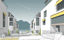 Construction de 3'000 logements durables: «1 kilomètre à pied», projet lauréat du concours d'urbanisme des Fiches-Nord